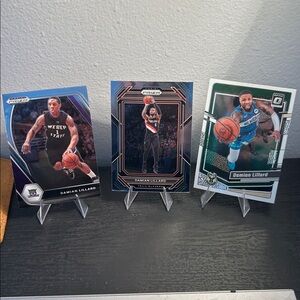 Damian Lillard Basketball set. Weber state Portland trailblazers Milwaukee Bucks